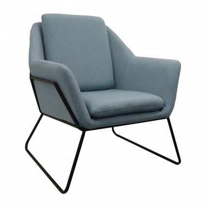 Single Seat Arm Chair - Light Blue